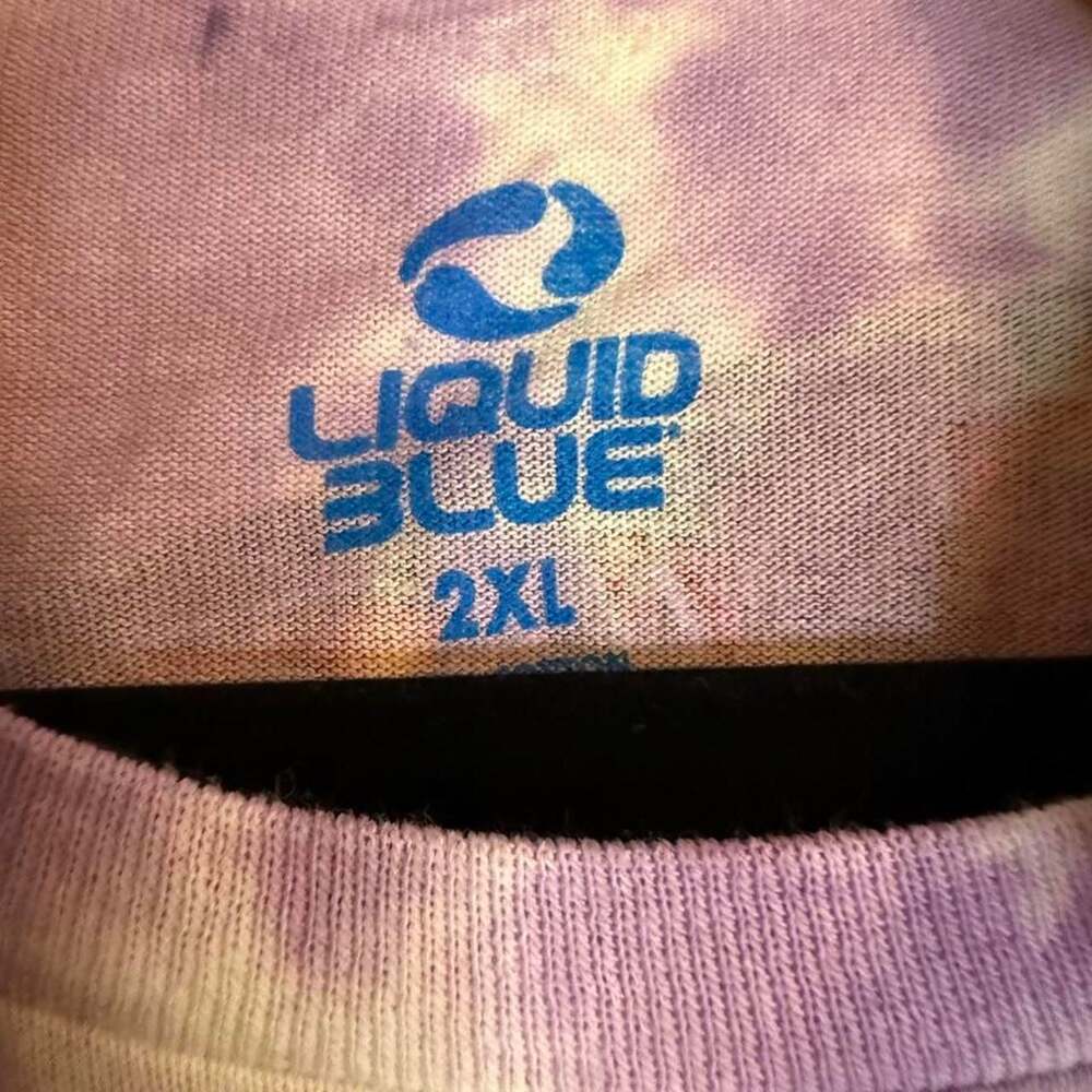 Liquid Blue Grateful Dead Ship of Fools Tie-Dye T-Shirt - Picture 4 of 6